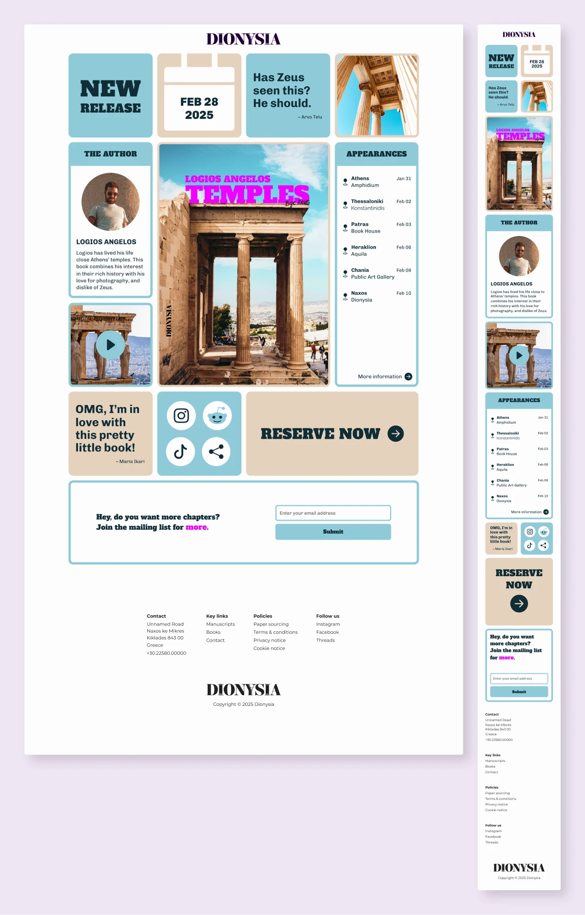 Campaign 1: Photography-forward layout with editorial spreads