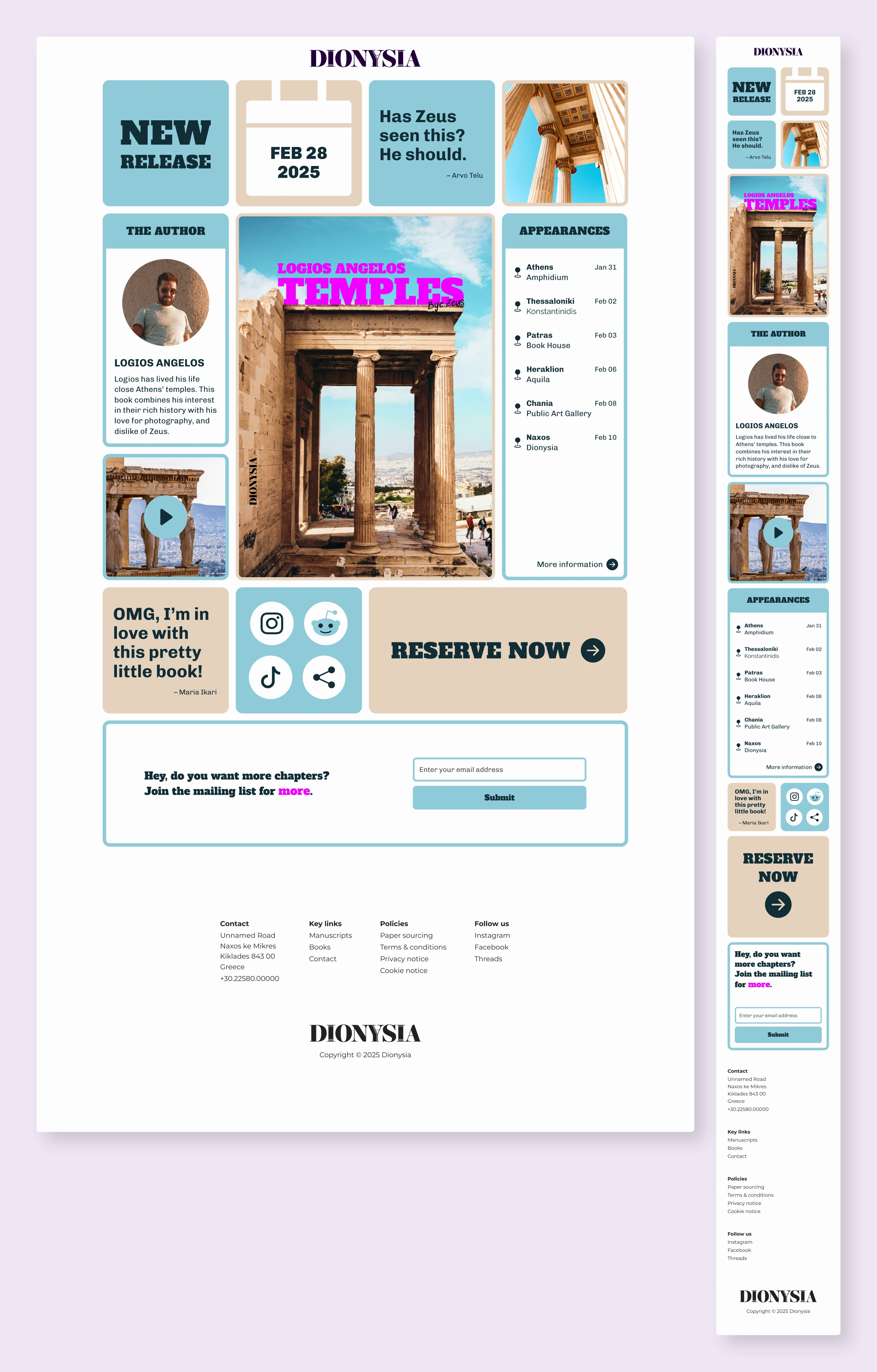 Campaign 1: Photography-forward layout with editorial spreads