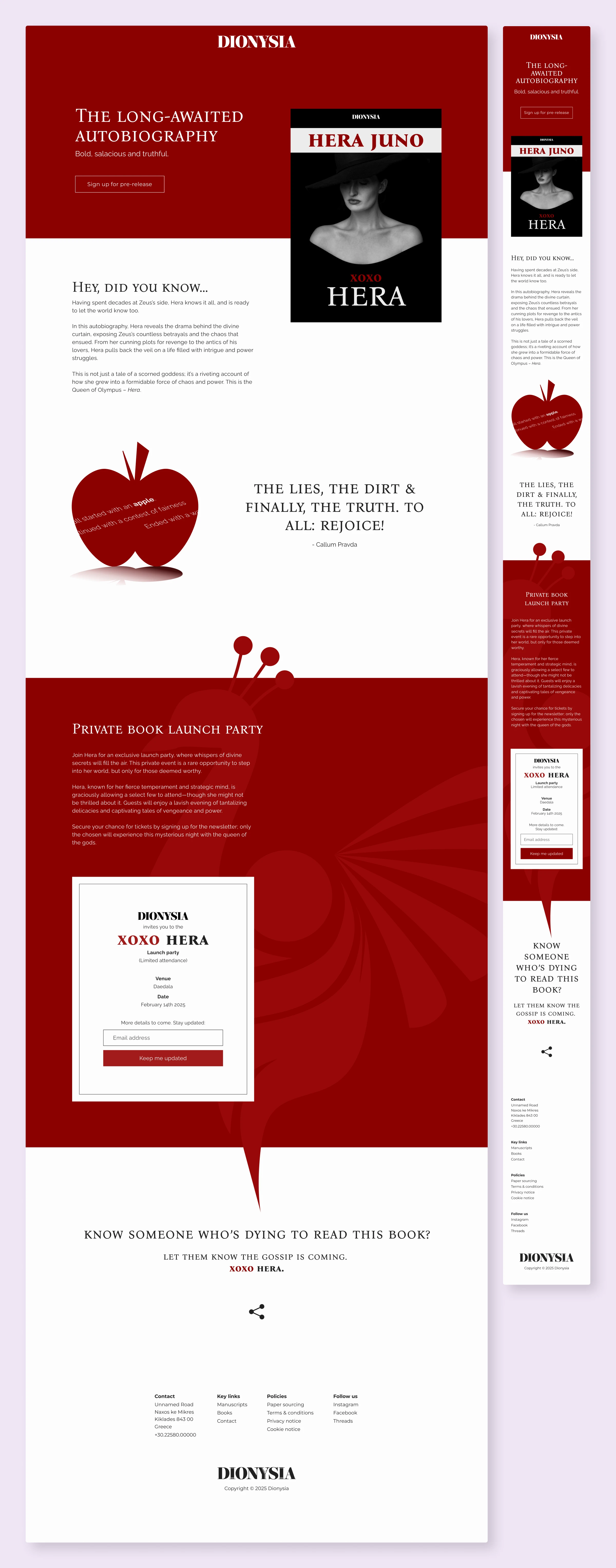 Campaign 2: Cleaner aesthetic with bold red accent