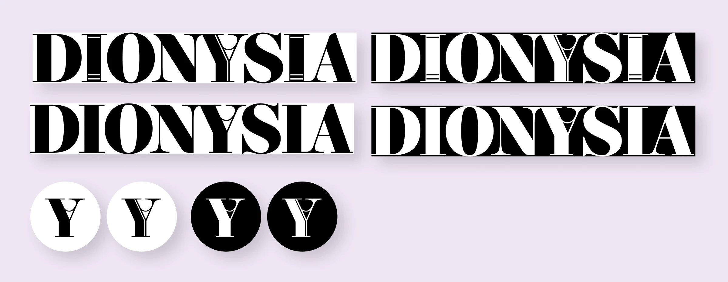 Final Dionysia logo design
