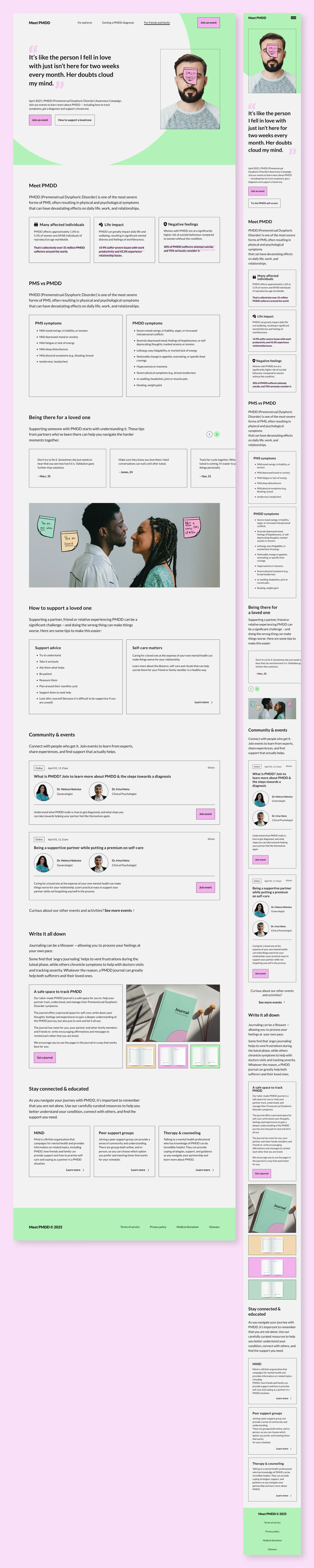 Meet PMDD landing page 2
