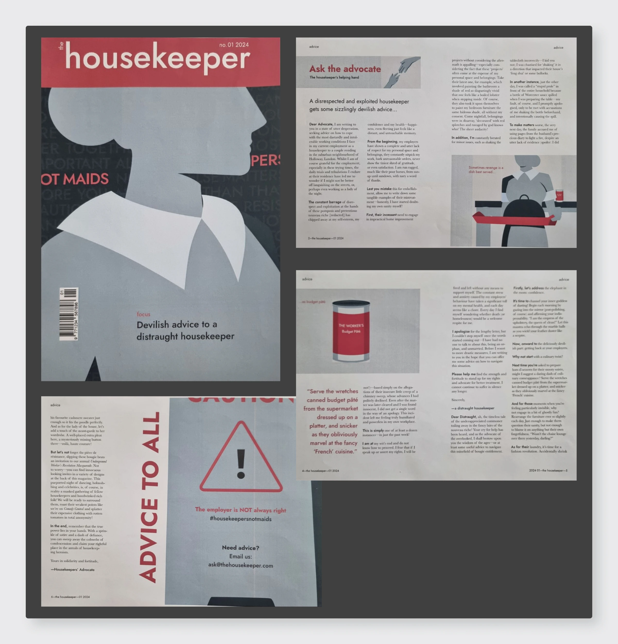 The Housekeeper test print